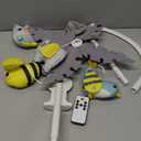 Baby Crib Mobile with Music and Lights, Mobile for Crib with Remote Control, Rotation, Starlight Projection, Crib Toys for Babies Boys Girls(Green)