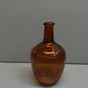 Clear Glass Vase Tall Farmhouse Vase for Branches Glass Vases for Centerpieces in Home Decoration (S-Amber)