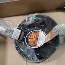 Pre Seasoned Blue Carbon Steel Flat Bottom Wok -14 Inch Chinese Pow Wok - Traditionally Hand Hammered Woks and Stir Fry Pans