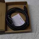 Amazon Basics Toslink Digital Optical Audio Cable, Multi-Channel, for Audio System, Sound Bar, Home Theatre, Gold-Plated Connectors, 6 Foot, Black