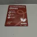 Rubber Kitchen Dishwashing Gloves - 4 Pairs Colorful Reusable Household Cleaning Gloves for Washing Dishes and Cleaning Tasks, Flexible Long-lasting and Non-Slip (Medium, Blue+Pink+Yellow+Red)