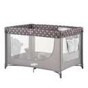 Pamo Babe Portable Crib Baby Playpen with Mattress and Carry Bag Grey