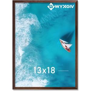 Brown 13x18 Picture Frame Lightweight yet Durable Frame Wall Hanging