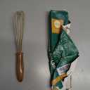 Silicone Whisk with Wood Handle, Balloon Whisk, Egg Beater, Egg Whisks for Kitchen Cooking