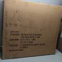 Fancyango Large Dog House Outdoor Indoor for Medium Large Dogs, Sturdy Plastic Waterproof Doghouse with Air Vents and Elevated Floor, Easy Clean and Assemble (Light Grey, 36.2''L38''W38''H)