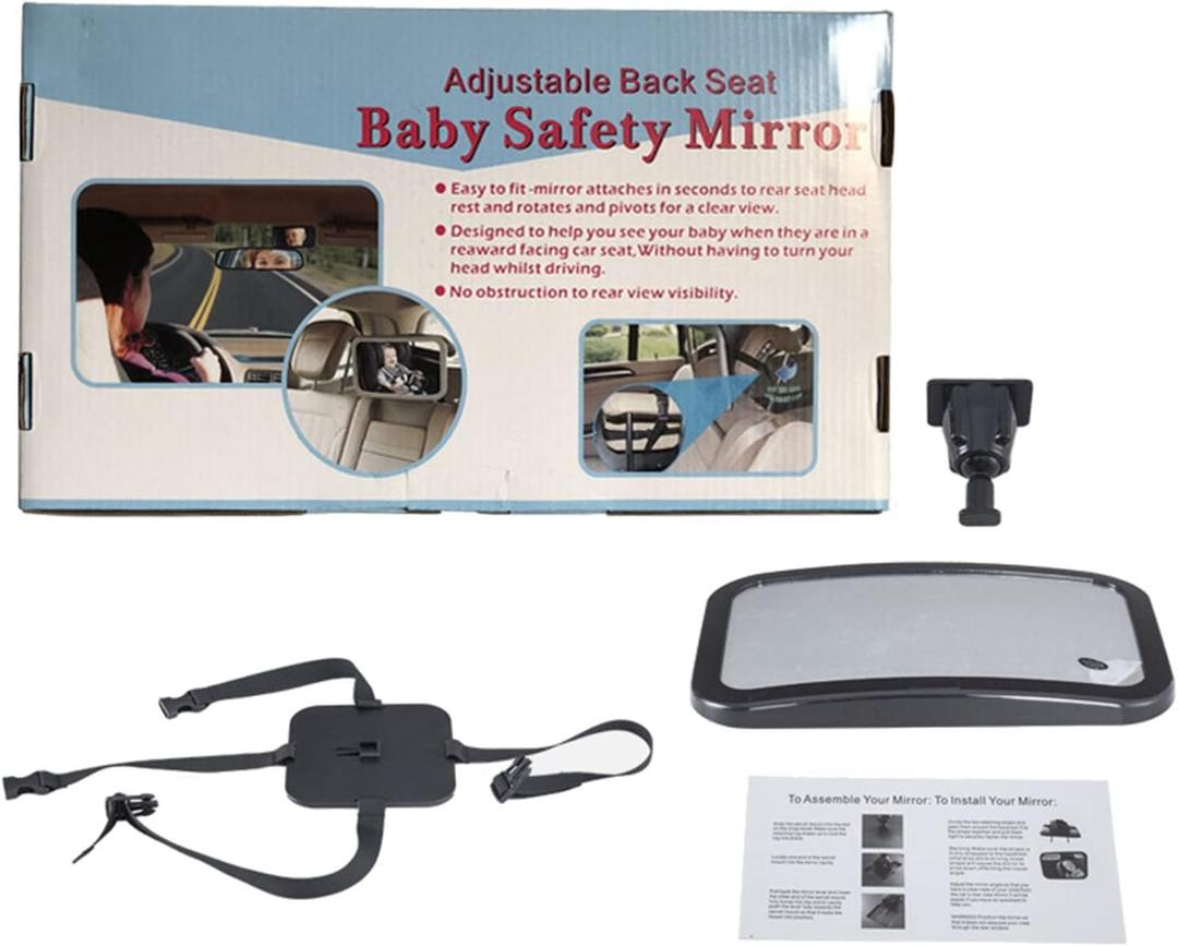 Rotatable Rearview Auxiliary For Kids Adjustable Car Rearview Rear For Seat Accessories Monitor Children Auxiliary Mounting Kit For Car Truck 360  Rotation Car Baby Seat Inside
