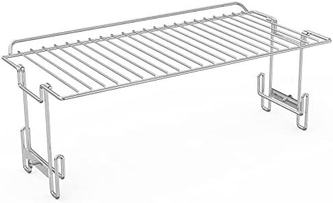 onlyfire Griddle Warming Rack Fits for 17" Blackstone Griddles, One-Step Clip On Attachment, Portable and Detachable