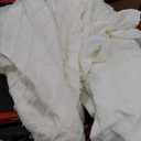 Bed Skirt Queen Size 16 Inch Drop, Cream Wrap Around Dust Ruffle Bedskirts, Solid Color Wrinkle & Fade Resistant Easy Fit Bedskirt with Adjustable Elastic