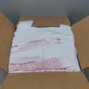 Delxo Grocery Bags Thank You Plastic T-Shirt Bag (1000 Count), White Supermarket Shopping Bags with Handles for Restaurant, Retail, To Go, Takeout, Convenience Stores 11.5 x 6.5 x 21 In