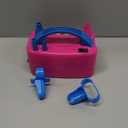 Nulink Electric Balloon Pump, Portable Electric Balloon Blower Machine Balloon Air Pump Dual Nozzle 110V 600W Balloon Inflator for Party Decorations (Rose red)