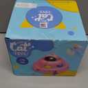 Automatic Cat Toys,4-in-1 InteractiveCat Toys for Bored Indoor Adult Cats, Electric Flying Butterfly,Rechargeable Moving Ambush Feather,Pink Kitter Toy Track Balls