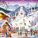 Ravensburger Slopeside Spirit 1000 Piece Jigsaw Puzzle
