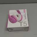 JoySpark Kids Bluetooth Headphones, Lightweight Wireless Headphones for Kids, 85/94dB Volume Limited, 60 Hours Playtime, Bluetooth 5.3, Over-Ear Toddler Headsets with Built-in Mic-Pink