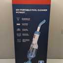 Enhulk Rechargeable Handheld Cordless Pool Vacuum for Above Ground Pool and Inground Pool, 60-Minute Runtime, Powerful Suction up to 18.5 gallons/min, Efficient Leaf and Debris Removal, PC10 Pro