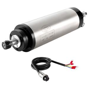 CNC Spindle CNC Motor 220V 1.5KW 1500W Quiet Water Cooled Spindle Motor 65mm 4 Bearings 24000RPM 400HZ for CNC Router Machine
