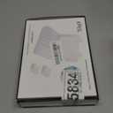 Embroidery Floss Organizer, Cross Stitch Thread Storage Box Tools - Bobbin Winder, 1 Removable 24 Compartments with 40 Hard Plastic Floss Bobbins and Stickers for Craft DIY Embroidery Sewing Storage