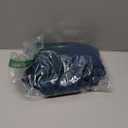 PRETTYGARDEN Womens Summer Outfits 2 Piece Sets Casual Ribbed Knit Crop Tube Top Wide Leg Pants Spring Matching Lounge Set(Dark Blue, Small)