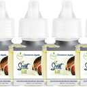 Scent Fill Cinnamon Apple Plug in Air Freshener, 4 Scented Oil Refills