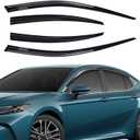 Rain Guards Fit for Toyota Camry 2025 2026 LE SE XLE XSE Black 4 PCS
