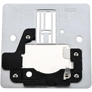 Sewing Parts for 1x Sewing Machine Needle Plate Plastic,Steel for Sewing Machine 7.7x7.8cm