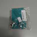 Lanyard with Wallet - Zip ID Case with Lanyard - Lanyard with id Holder - Card Holder Keychain with Zippers -Premium Quilted Microfiber - Jade