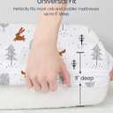 TotAha Jungle Animal Crib Sheets for Girls Boys 2 Pack, Fitted Baby Crib Sheet Neutral for Standard Crib Mattress & Toddler Bed Mattress (52"x28"), Ultra Soft Baby Sheets