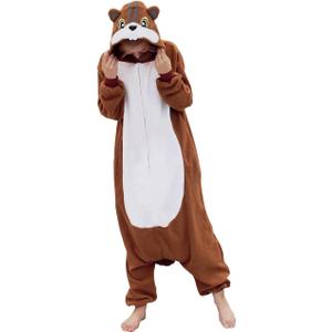 vavalad Adult Onesie Pajamas Halloween Costume Cosplay Onesie Women Men (Large)