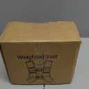 Weighted Vest, 6lb/8lb/10lb/12lb/16lb/20lb/25lb/30lb Weight Vest for Men Women, Body Weight Vests Adjustable with Reflective Stripe for Strength Training, Running, Workout, Jogging, Walking (Black)