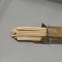 50 Pcs Smore Sticks for Fire Pit Extra Long - Thick 36 Inch Long Smores Sticks for Fire Pit, Suitable for Crafts & Flower Bouquets - 5mm Thick Bamboo Skewers for Smores, Meat, Kabobs, Hot Dogs, Fruits