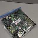 Black Sage Green Plant Dish Drying Mat for Kitchen Counter Vintage Botanic Fern Leaves Floral Dish Drainer Mats Absorbent Microfiber Dishes Pad Reusable Washable Large Dish Draining Mat 18x24 Inch