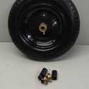 14.5" Wheelbarrow Tire, Fit 4.00/4.80-8, 3.50-8" Flat-free Solid Tire and Wheel with 5/8" Axle Bore Hole, 3-6" Centered Hub for Wheelbarrow Trolley Dolly Lawn Mover Go Kart Replacement