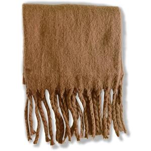 Women Scarf Winter Scarve Lady Thick Wrap Shawl, Brown