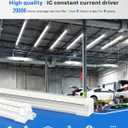 Ensenior 4FT LED Shop Lights, 6000K T8 Commercial Bay Lighting, 6 Pack