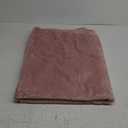 Exclusivo Mezcla Fleece Throw Blanket Extra Large, Super Soft and Warm Blankets for Couch, Sofa and Bed Waffle Textured, Cozy, Fuzzy and Lightweight (Dusty Pink, 50x70 Inches)