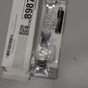 MioHHR Solid Stainless Steel Bands Compatible with Apple Watch 38mm 40mm 41mm, Metal Strap with Soft TPU Case for iWatch Bands Series 9 8 7 6 5 4 3 2 1 SE SE2 SE3 Women and Men, Silver/Gold