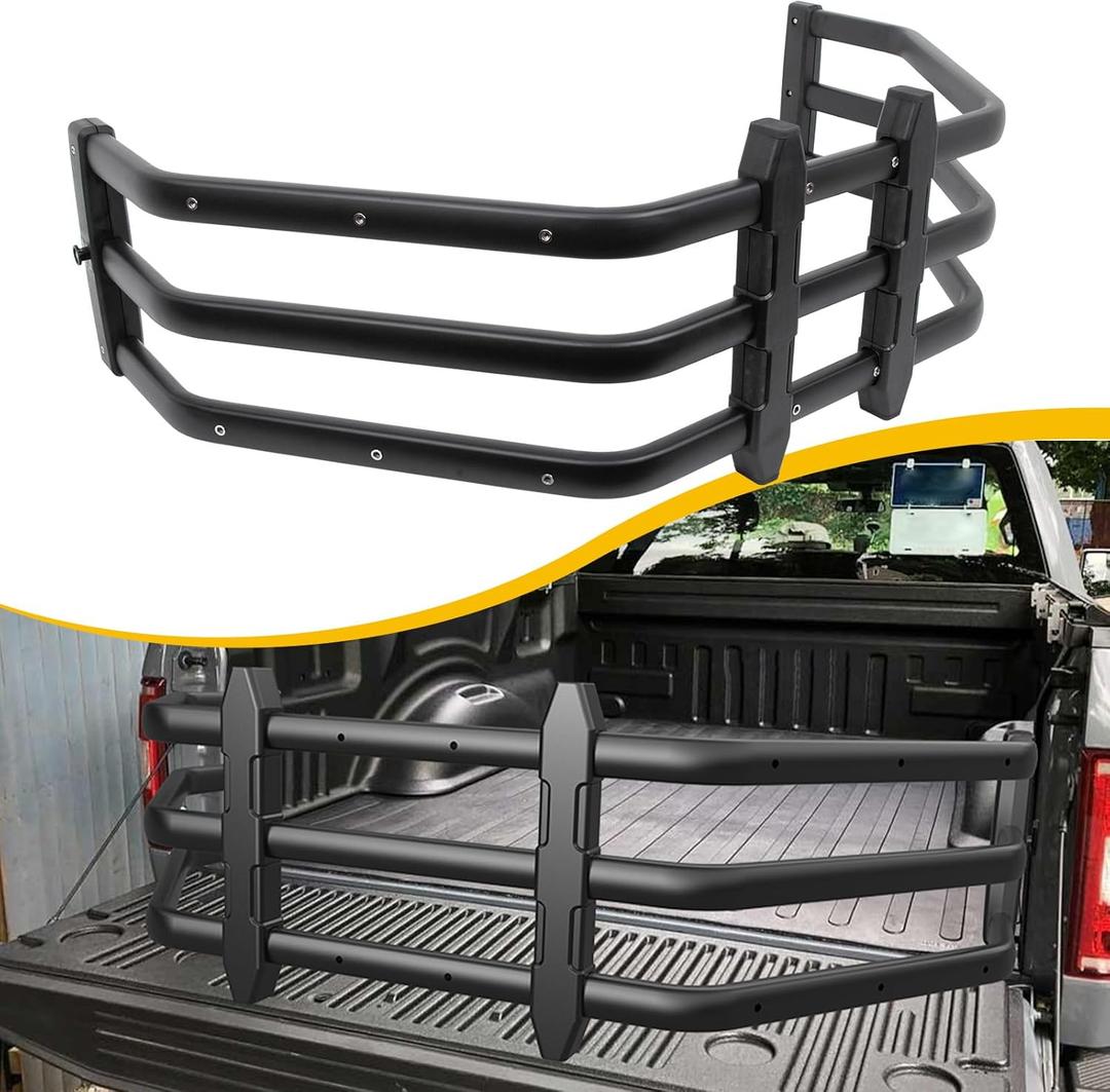 Truck Bed Extender Fit for Ford F-150 F150 2015-2026 & Toyota Tundra 2007-2026 & Nissan Titan 2016-2024 Aluminum Tailgate Extender Accessories