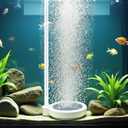 Fish Tank Bubbler 2 Inch Fish Tank Air Stone Small Nano Air Bubble Stone Aerator Oxygen Diffuser Aquarium Bubbler Fish-Tank Accessories(No Pump and Tube)
