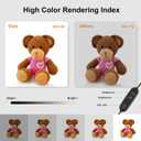 Light Box, PULUZ 16"x16" Studio Light Box with 480pcs LEDs Lights 4 Color PVC Photography backdrops Shooting Tent for Jewelry and Product Portable Lightbox Picture Box for Photography (Upgrade)