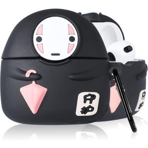 Mulafnxal Silicone Case for Airpods 3rd Generation Cute - Cartoon 3D Kawaii Cover Funny Fashion Cool Design Cases for Women Girls Boys Teen for Air pods 3 (2021), Face