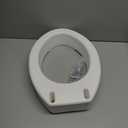 Carex Toilet Seat Riser, Elongated Raised Toilet Seat Adds 3.5 inches to Toilet Height, for Assistance Bending or Sitting, 300 Pound Weight Capacity Toilet Riser