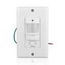 Sensky BS033C 110v Motion Sensor Light Switch, 180 Degree View Occupancy Sensor Switch, Wall Sensor Switch Light Sensor,Single Pole (Neutral Wire Required), White
