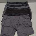 Mens  4-pack Active Mesh Quick Dry Performance Boxer Brief, Size S