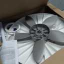 Lasko Cyclone Pedestal Fan, Adjustable Height, Remote Control, Timer, 3 Speeds, for Bedroom, Kitchen, Office and Living Room, 18", White, 1885, Large, 53.5 In. Tall