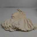 SOLY HUX Women's Bubble Mini Dress Y2K Halter Backless Club Party Graduation Short Dresses with Shorts Underneath