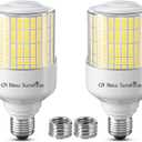 Motion Sensor Led Light Bulbs, 70W 8800LM E26/E39 Motion Activated Dusk to Dawn Security Bulb,Non-Dimmable,Outdoor/Indoor for Front Door Porch Garage Basement Hallway Closet(Daylight White 2 Pack)