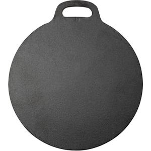 Victoria 15-Inch Cast Iron Tawa Dosa Pan, Pizza Pan with a Loop Handle, Crepe Tawa Pre seasoned with Flaxseed Oil, Made in Colombia