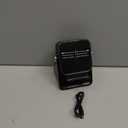 Wireless Induction Speaker 5-in-1 Bluetooth Speaker with Phone Stand,Stereo Sound, 3500mAh Rechargeable, 8 RGB Ambient Light, 360 Adjustable Holder for iPhone/Android/iPad,Gifts for Men Women (Black)