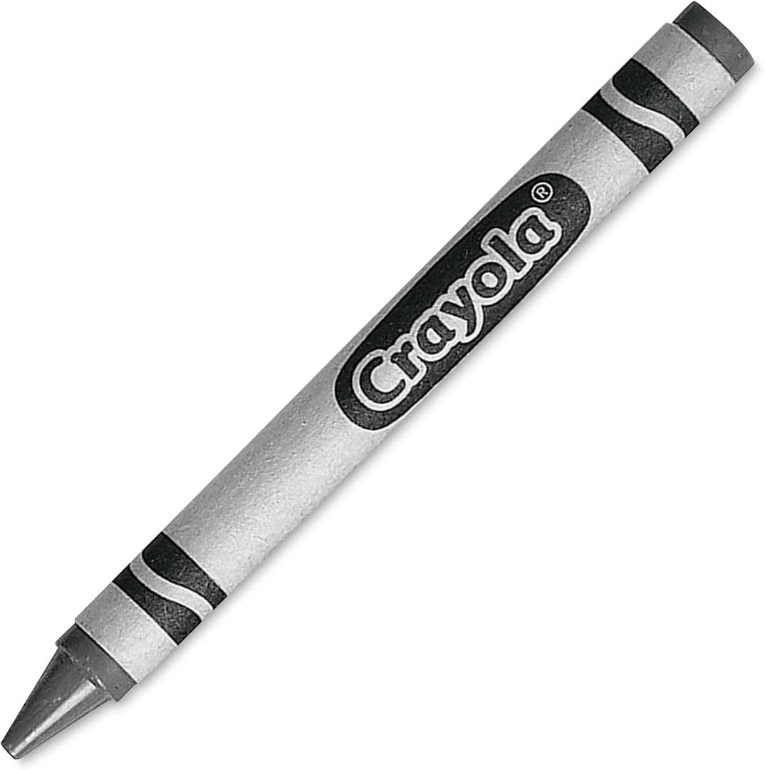 Crayola Crayons in Gray, Bulk Crayons, 12 Count (5208361052)