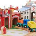 Teamson Kids Train Table Set, 29 x 24 x 15in