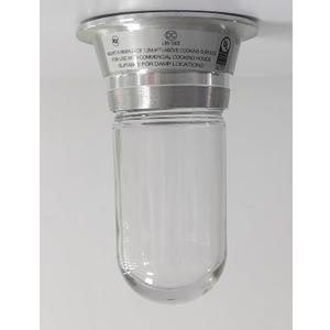 Restaurant Canopy Hood Light Fixture with Thermal and Shock Resistant Globe